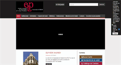 Desktop Screenshot of elp-sedemadrid.org