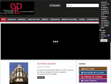 Tablet Screenshot of elp-sedemadrid.org
